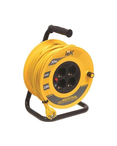 УК40 4 места, 40м (WKP14-10-04-40). Удлинитель на катушке Industrial. IEK в Королеве