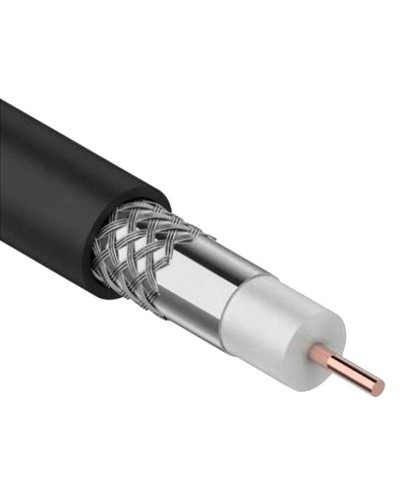 GENERICA RG11 CCS 75Ом FPE PVC черный (CC1-R1F1-119-300-G). Кабель коаксиальный омедненный. IEK в Королеве