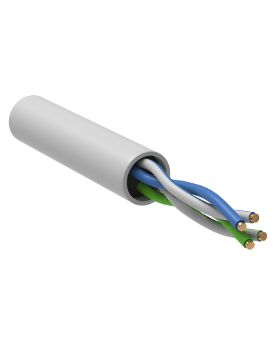 GENERICA U/UTP кат. 5E 24AWG 2 пары LSZH INDOOR белый (BC1-C5E02-128-305-G). Кабель «витая пара» (LAN) для структурированных систем связи. IEK в Королеве
