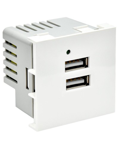 Розетка USB A+A 4,2А PRIMER РКЮ-23-40-П белый IEK PR-KK40D-RU-0-2-AA-K01). Розетка USB. IEK в Королеве