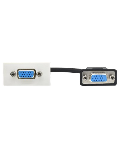 Розетка VGA M/M PRIMER РКМ-20-20-П белый IEK (PR-KK40D-RV-0-2-K01). Розетка. IEK в Королеве