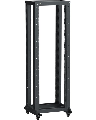 LF05-20U66-2RM. Стойка 2-рамная на рол. 20U 600х600мм черная. ITK в Королеве
