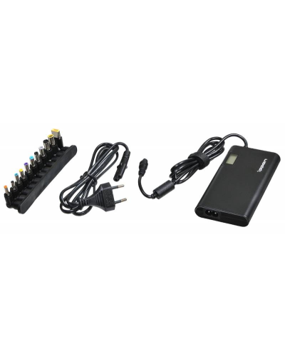 Блок питания Ippon SD90U автоматический 90W 15V-19.5V 11-connectors 4.5A 1xUSB 2.1A, LCD индикатор (705053). Блок питания. Ippon в Королеве