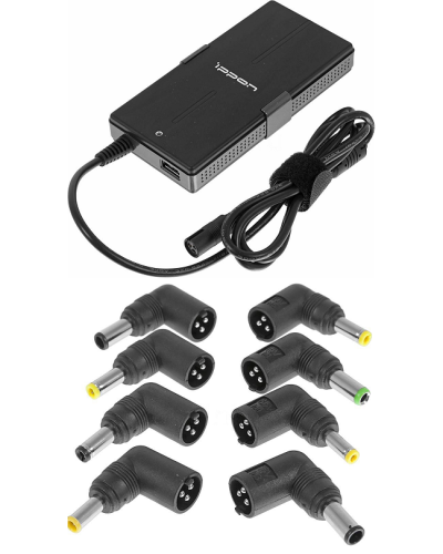 Блок питания Ippon S65U автоматический 65W 15V-19.5V 11-connectors 3.5A 1xUSB 2.1A, LED индикатор (651781). Блок питания. Ippon в Королеве