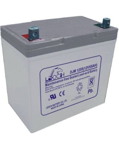 LEOCH DJM 1255. Аккумулятор герметичный свинцово-кислотный. LEOCH в Королеве