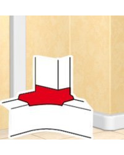 Отвод угловой для короба DLP 35х80/105, 50х80/150 (010763): Отвод угловой в Королеве
