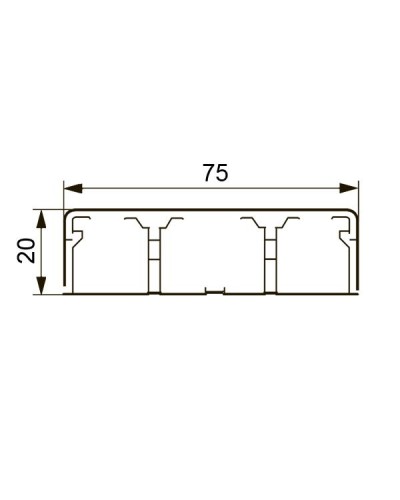 Короб DLPlus 75х20 (030033): Кабель-канал в Королеве
