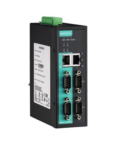 NPort IA5450A. 4-портовый усовершенствованный преобразователь. MOXA в Королеве