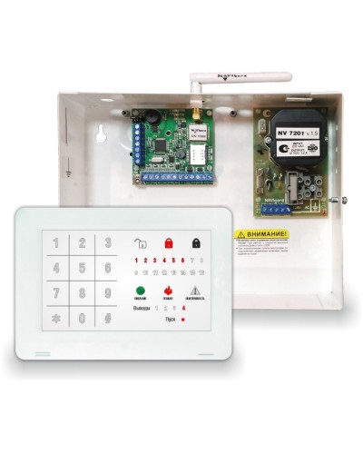 NV 1010c/8524. Устройство оконечное объектовое приемно-контрольное c GSM коммуникатором. NAVIgard в Королеве