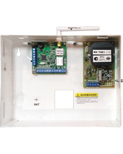NV 1010c. Устройство оконечное объектовое приемно-контрольное c GSM коммуникатором. NAVIgard в Королеве