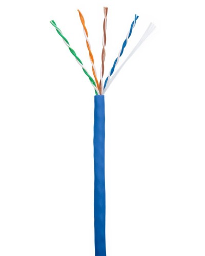 U/UTP 4pair, Cat5e, In, PVC (CCA-UU004-5E-PVC-BL). Кабель «витая пара» (LAN) для структурированных систем связи. NETLAN в Королеве