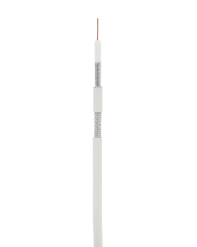 RG-6 CCS, In, PVC (EC-C2-32123A-WT-3). Кабель коаксиальный омедненный. NETLAN в Королеве