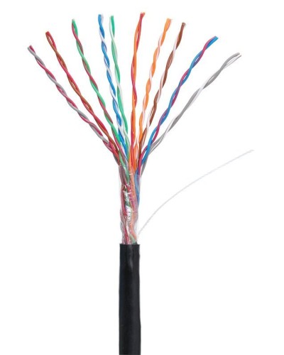 U/UTP 10pair, Cat5, Out, PE (EC-UU010-5-PE-BK-3). Кабель «витая пара» (LAN) для структурированных систем связи. NETLAN в Королеве