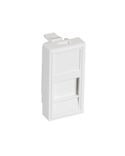 EC-IMH-1-WT-10 (10шт). Вставка 45x45 (Mosaic) для 1 модуля Keystone Jack. NETLAN в Королеве