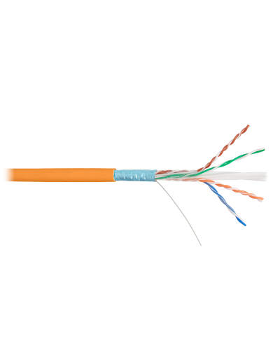 F/UTP 4pair, Cat6, Solid, In, PVC (NKL 9240C-OR). Кабель «витая пара» (LAN) для структурированных систем связи. NIKOLAN в Королеве