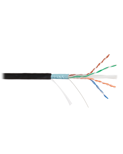 F/UTP 4pair, Cat6, Solid, Out, PVC (NMC 4240B-BK). Кабель «витая пара» (LAN) для структурированных систем связи. NIKOMAX в Королеве