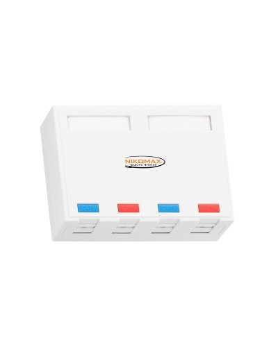 NMC-MB4P-ST-WT. Корпус настенной розетки. NIKOMAX в Королеве
