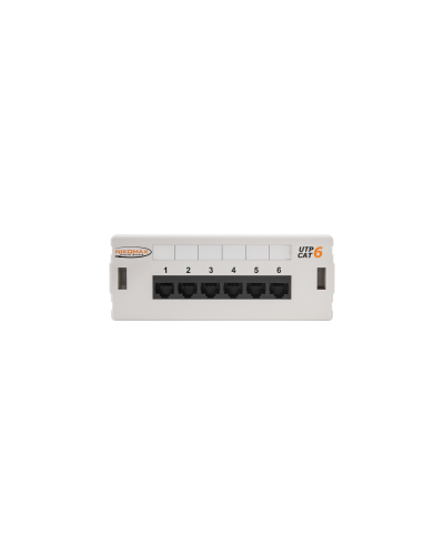 NMC-WP06UE2-GY. Патч-панель настенная 6 портов, Кат.6. NIKOMAX в Королеве