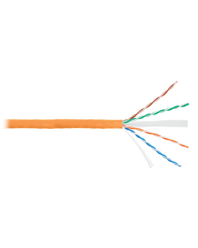 U/UTP 4pair, Cat6, Solid, In, нг(А)-HF (NMC 4140C-OR). Кабель «витая пара» (LAN) для структурированных систем связи. NIKOMAX в Королеве
