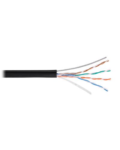 U/UTP 4pair, Cat5e, Solid, Out, SW, PVC (NMC 4805B-BK). Кабель «витая пара» (LAN) для структурированных систем связи. NIKOMAX в Королеве