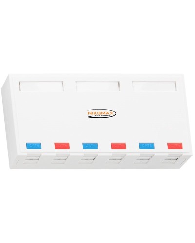NMC-MB6P-ST-WT. Корпус настенной розетки. NIKOMAX в Королеве