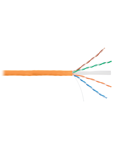 U/UTP 4pair, Cat6a, Solid, In, нг(А)-HF (NMC 9155C-OR). Кабель «витая пара» (LAN) для структурированных систем связи. NIKOMAX в Королеве