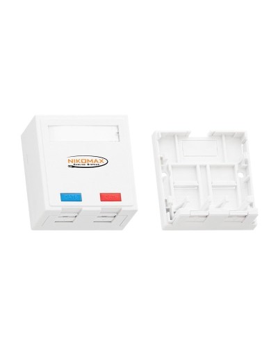 NMC-MB2P-ST-WT. Корпус настенной розетки. NIKOMAX в Королеве
