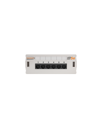 NMC-WP06UD2-GY. Патч-панель настенная 6 портов, Кат.5е. NIKOMAX в Королеве