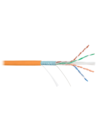 F/UTP 4pair, Cat6a, Solid, In, нг(А)-HF (NMC 4255C-OR). Кабель «витая пара» (LAN) для структурированных систем связи. NIKOMAX в Королеве