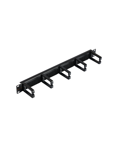 NMC-OP530HB-1U-BK-2 (2 шт). Кабельный органайзер 19 с щёточным вводом. NIKOMAX в Королеве