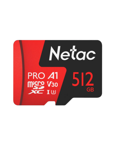 NT02P500PRO-512G-R. Карта памяти microSDXC, 512 ГБ, Class 10. Netac в Королеве
