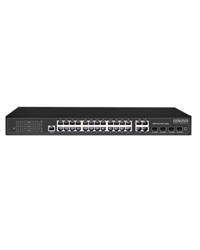 SW-8244/L(400W). Коммутатор 24-портовый  Gigabit Ethernet с PoE. OSNOVO в Королеве