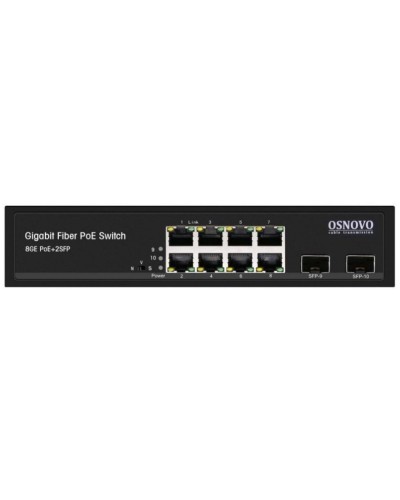SW-80802(150W). Промышленный PoE коммутатор Gigabit Ethernet на 10 портов. OSNOVO в Королеве