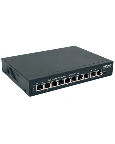 SW-20820(120W). Коммутатор 10-портовый  Gigabit Ethernet с PoE. OSNOVO в Королеве