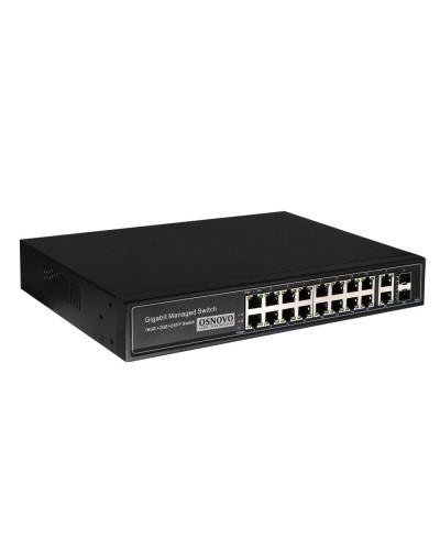 SW-8182/L(300W). Коммутатор 16-портовый  Gigabit Ethernet с PoE. OSNOVO в Королеве