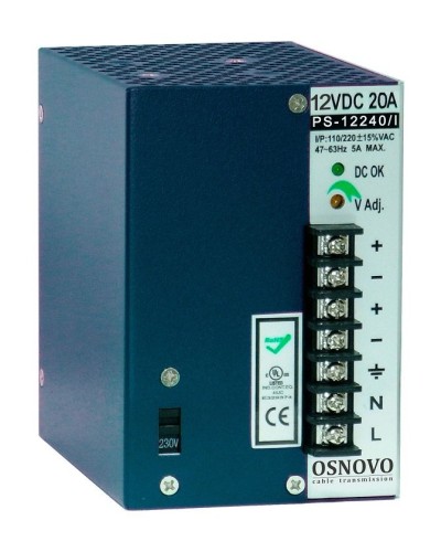 PS-12240/I. Блок питания промышленный. OSNOVO в Королеве