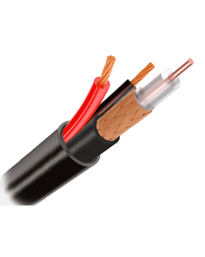КВК-П 2х0.75 (outdoor) CCA Light. Кабель комбинированный для систем видеонаблюдения. Optimus в Королеве