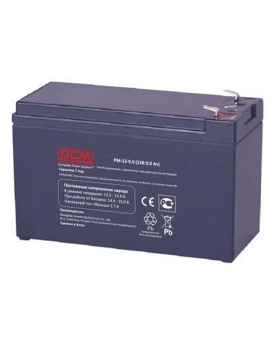 PM-12-9.0. Аккумулятор герметичный свинцово-кислотный. POWERCOM в Королеве