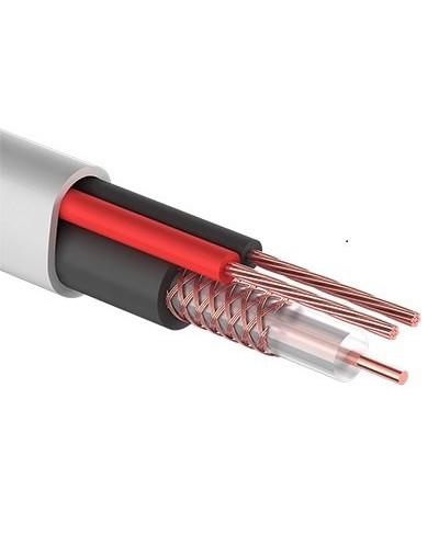 КВК-В-2+2x0,50 мм² (Cu/Cu) белый PROconnect (01-4213). Кабель комбинированный для систем видеонаблюдения. PROCONNECT в Королеве