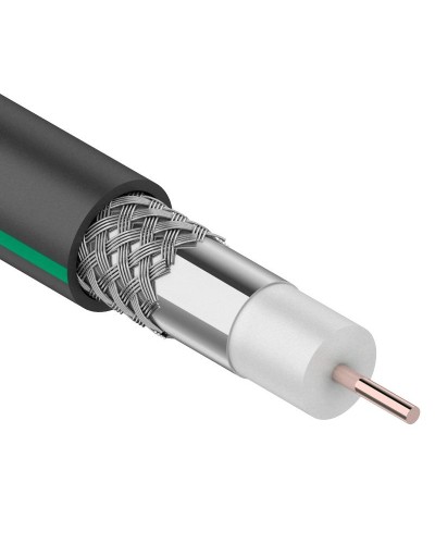SAT 703 B, Cu/Al/Al, 75%, 75 Ом, 100 м, черный OUTDOOR. PROconnect. (01-2436-1). Кабель коаксиальный радиочастотный. PROCONNECT в Королеве