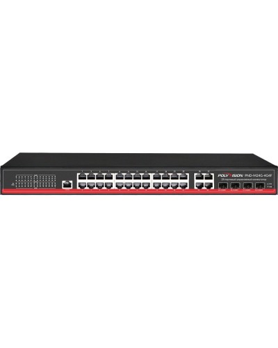 PND-M24G-4G4F. Коммутатор управляемый оптический 28 портовый. Polyvision в Королеве