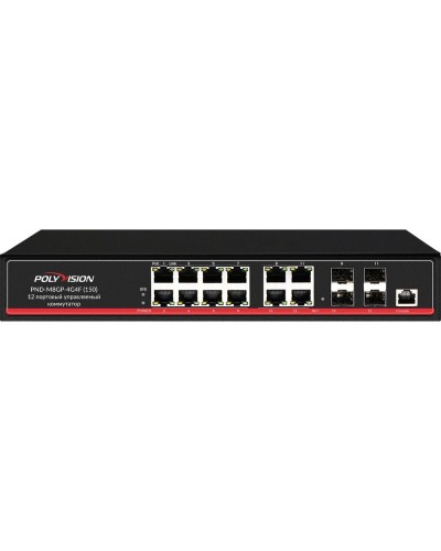 PND-M8GP-4G4F(150). Коммутатор управляемый оптический 12 портовый. Polyvision в Королеве