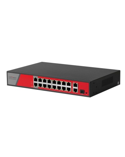 PND-16P-2G1F-BT2 (300W). Коммутатор гибридный 16+2+1 с PoE. Polyvision в Королеве