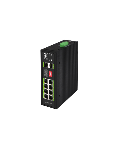 RVi-1NSIM8GP-2S. Коммутатор с питанием по PoE. RVi в Королеве
