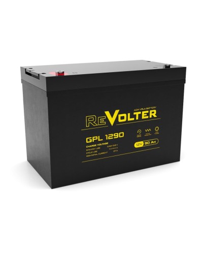 Revolter GPL 1290. Аккумулятор автомобильный герметичный свинцово-кислотный. Revolter в Королеве