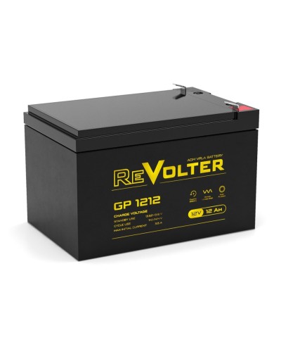 Revolter GP 1212. Аккумулятор автомобильный герметичный свинцово-кислотный. Revolter в Королеве