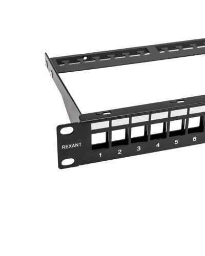 Панель коммутационная наборная 19", 1U, 24 порта, UTP REXANT PRO (02-0053): Патч-панель 19" в Королеве