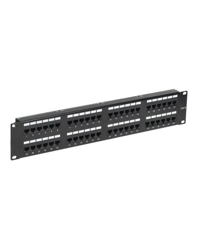 Панель коммутационная с кабельными органайзерами 19", 2U, 48 портов, RJ-45, CAT 6, UTP REXANT PRO (02-0232): Патч-панель 19" в Королеве