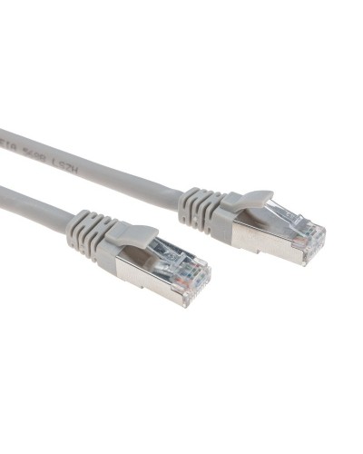 Патч-корд S/FTP CAT 6A (10G), RJ45-RJ45, 28AWG, LSZH, серый, 1м REXANT (02-0390-1). Патч-корд медный. Rexant в Королеве