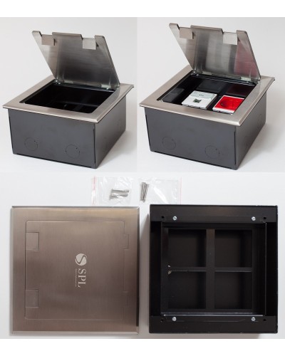 Люк на 4 поста (45х45), из нержавеющей стали, с коробкой, IP40 (300014). Люк. SPL в Королеве